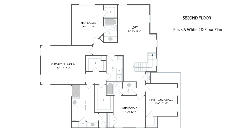 Black-&-White-2D-Floor-Plan-2nd-Floor